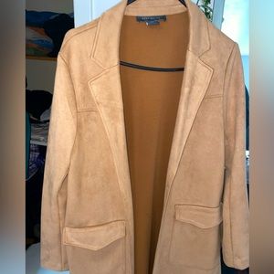 Suzy Sheir coat suede style
